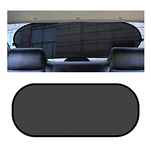 Car Rear Window Sunshade with Suction Cup, Sun UV Rays Protection for Car Back Window, Sunlight Shield Blocker Mesh Cover for Rear Facing Seats, car Accessories for Baby, Pets, Children （39'x19'/Rear）