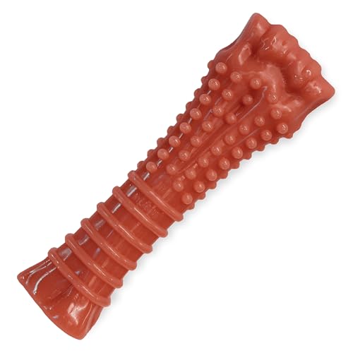 Nylabone Textured Knuckle Bone Power Chew Toy for Dogs, Durable & Tough Dog Toys for Aggressive Chewers, Bacon Flavor, X-Large - 50+ lbs, 1 Count