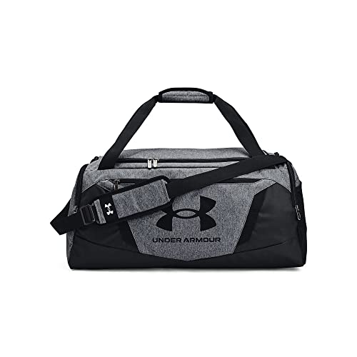 Under Armour Unisex-Adult Undeniable 5.0 Duffle, Pitch Gray Medium Heather (012)/Black, Medium