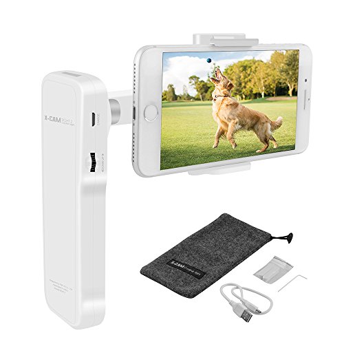 X-CAM Handheld Gimbal Folding Stabilizer Phone Holder with Adjustable angle 2 Axis for mobile Phone Smartphone iPhone, Samsung Galaxy and more