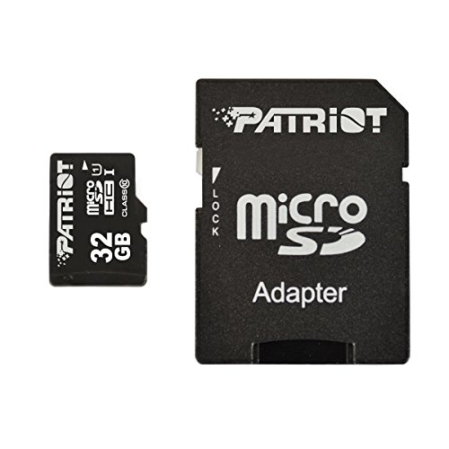 Patriot PSF32GMCSDHC10 LX Series 32GB High Speed Micro SDHC Class 10 UHS-I Transfer Speeds For Action Cameras, Phones, Tablets, and PCs