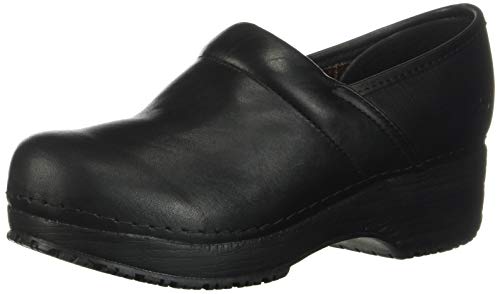 Skechers for Work Women's Clog, Black, 8 M US