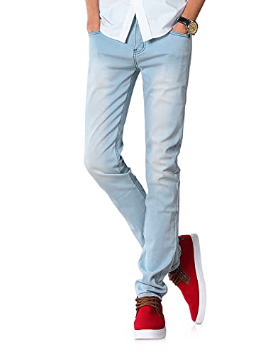 Demon&Hunter 808 Series Men's Skinny Slim Jeans DH8008(33)